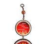 Adorno Redondo de Porta Divino Espírito Santo 3 Medalhas 40 cm x 7,5 cm