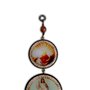 Adorno Redondo de Porta Jesus Misericordioso 3 Medalhas 40 cm x 8 cm