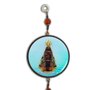 Adorno Redondo de Porta Nossa Senhora Aparecida 2 Medalhas 38 cm x 7,5 cm