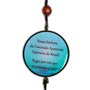 Adorno Redondo de Porta Nossa Senhora Aparecida 2 Medalhas 38 cm x 7,5 cm