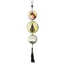 Adorno Redondo de Porta Nossa Senhora Aparecida 3 Medalhas 40 x 8 cm