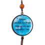 Adorno Redondo de Porta Nossa Senhora das Graças 2 Medalhas 37 cm  x 7,5 cm