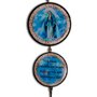 Adorno Redondo de Porta Nossa Senhora das Graças 3 Medalhas 39 cm x 7,5 cm