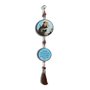 Adorno Redondo de Porta Santo Antonio 2 Medalhas 30 X 7.5 Cm