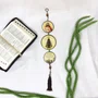 Adorno Triplo Redondo Nossa Senhora Aparecida em MDF