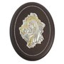 Adorno Virgem Dourado e Prata Madeira Strass 15 cm Adorno Virgem Dourado e Prata Madeira Strass 15 cm