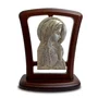 Adorno Virgem Mesa Prata Madeira - 16 cm Adorno Virgem Mesa Prata Madeira - 16 cm
