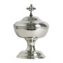 Âmbula de Estanho Cromada - 19 cm x 13 cm