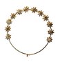 Resplendo Dourado com Strass - 8 cm