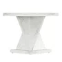 Coluna Pedestal de Madeira Textura de Mármore para Imagens - 40 cm x 40 cm