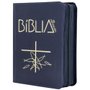 Biblia Sagrada de Aparecida Zíper Azul M