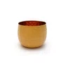 Cachepô em Metal Bege 7 cm