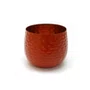 Cachepô em Metal Marrom 7 cm