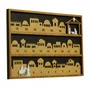 Calendário do Advento em MDF 30 x 22 cm -