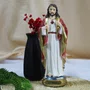 Imagem do Sagrado Coração de Jesus de Resina Importada - 19 cm