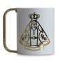 Caneca Polímero Branca de Nossa Senhora Aparecida 400ml