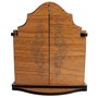 Capela com Porta Desenhada de São Miguel Arcanjo Mdf - 17 cm X 14 cm