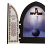 Capela com Porta Mdf Nossa Senhora Todos Os Povos - 18 cm X 26 cm
