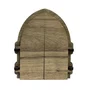 Capela com porta MDF de Nossa Senhora Aparecida - 18 cm x 26 cm