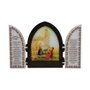 Capela com Portas Resinado Nossa Senhora de Fatima - 18 Cm X 26 Cm