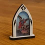 Capela de Arcanjo São Miguel Pequena - 10 Cm X 7,5 Cm