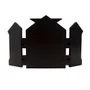 Capela em MDF Resinado Maria Passa na Frente com Porta Trabalhada - 16,5 cm x 26 cm
