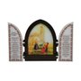 Capela em MDF Resinado Nossa Senhora de Fátima com Portas 18 cm