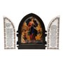 Capela com Portas Resinado Nossa Senhora Desatadora dos Nós - 18 cm x 26 cm