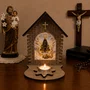 Capela de Nossa Senhora Aparecida Porta Vela - 23 cm x 15 cm