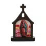 Capelinha de Mesa MDF de Nossa Senhora Guadalupe - 7 cm
