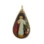 Cartão Jesus Misericordioso Velcro com Medalha