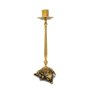 Castiçal Bronze Altar 1 Vela 34 cm X 14 cm