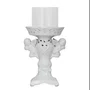 Castiçal de Porcelana - 28 cm X 14 cm