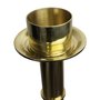 Castiçal Dourado para Círio Pascoal - 103 cm