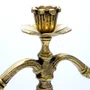 Castiçal Três Velas Bronze - 28 x 30 Cm