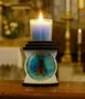 Castiçal Vela Copo Nossa Senhora Aparecida 10 cm