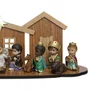 Cenário Com Presépio Infantil 12 Peças - 19 cm x 30 cm