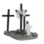 Cenário Cristo Ressuscitado 5 Peças - 26 cm