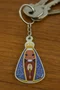 12 unid - Chaveiro Chapa de Nossa Senhora Aparecida Infantil Adesivo Duplo