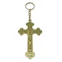 Chaveiro Crucifixo Dourado