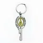 Chaveiro de Nossa Senhora Aparecida Dourado Chave Carro Inox