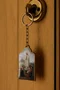 Chaveiro Madeira de Nossa Senhora de Fátima Corrente