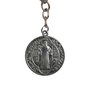 Chaveiro Mosquete São Bento Medalha Prata