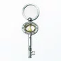 Chaveiro de Nossa Senhora Aparecida Dourado Chave Casa Inox