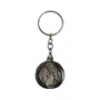 Chaveiro Medalha de São Bento Prata - 8 cm 