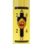 Círio Pascal 20 cm x 7 cm Amarelo Adesivo Cordeiro Sete Selos 2024