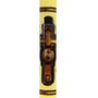Círio Pascal 75 cm x 7 cm Amarelo Adesivo Cordeiro Cruz Dourada 2024