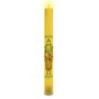 Círio Pascal 90 cm x 9 cm Amarelo Adesivo Cristo Ressuscitado Cruz Clara 2025