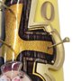 Círio Pascal 90 cm x 9 cm Amarelo Com Relevo Cordeiro Cruz Dourada 2024
