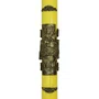 Círio Pascal Relevo Cordeiro Bronze 2026 - 90 X 9 cm Amarelo